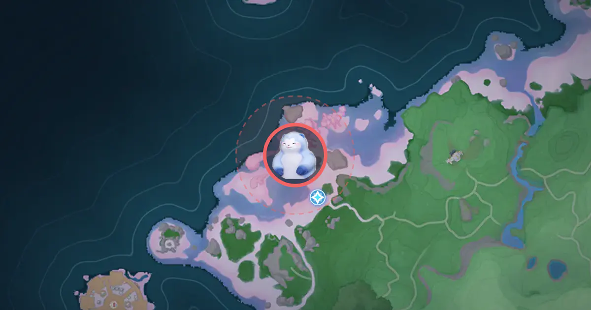 Emplacement de Terriloutre Alpha sur la carte d’Idylle, à Grève d'échoflux